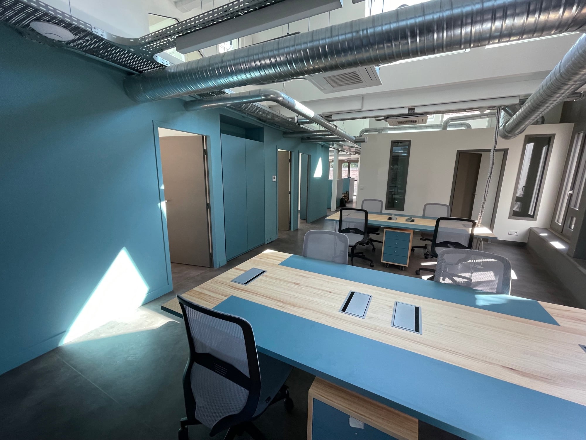Les postes de travail dans l'extension