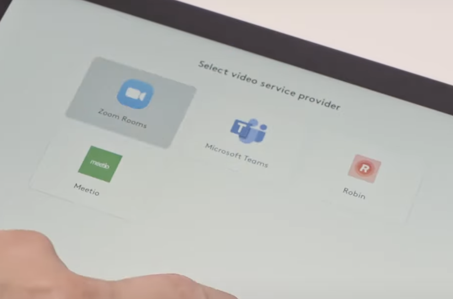 Choix de la plateforme désirée lors de la configuration