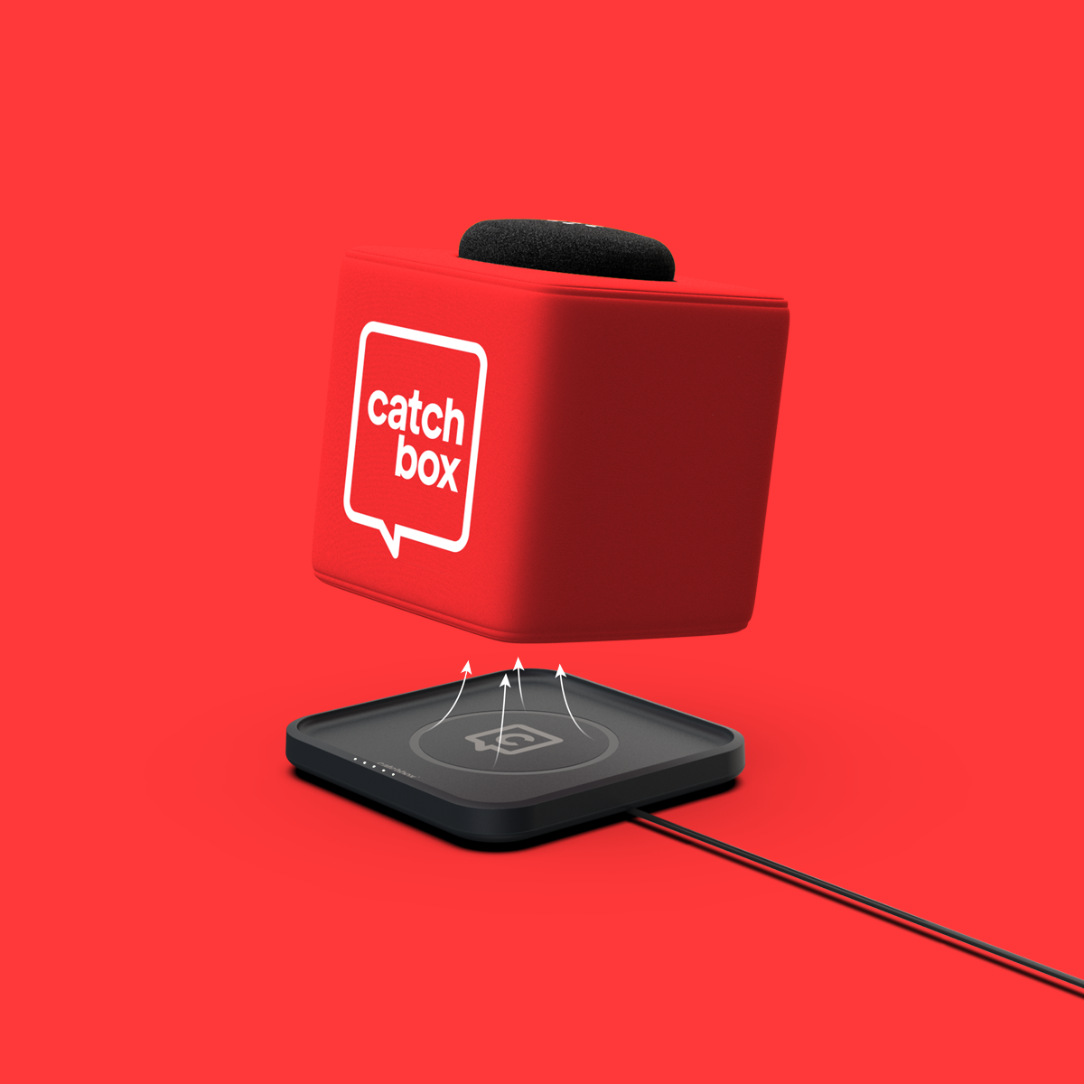 Base de charge par induction du Catchbox Cube
