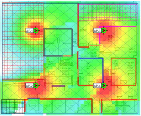 Audit WiFi - 4 bornes 