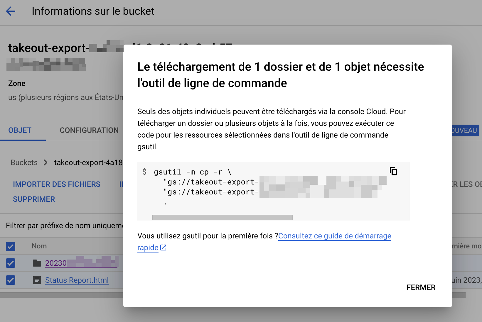 Exporter toutes les données d'un tenant Google Workspace avec Data Export tool