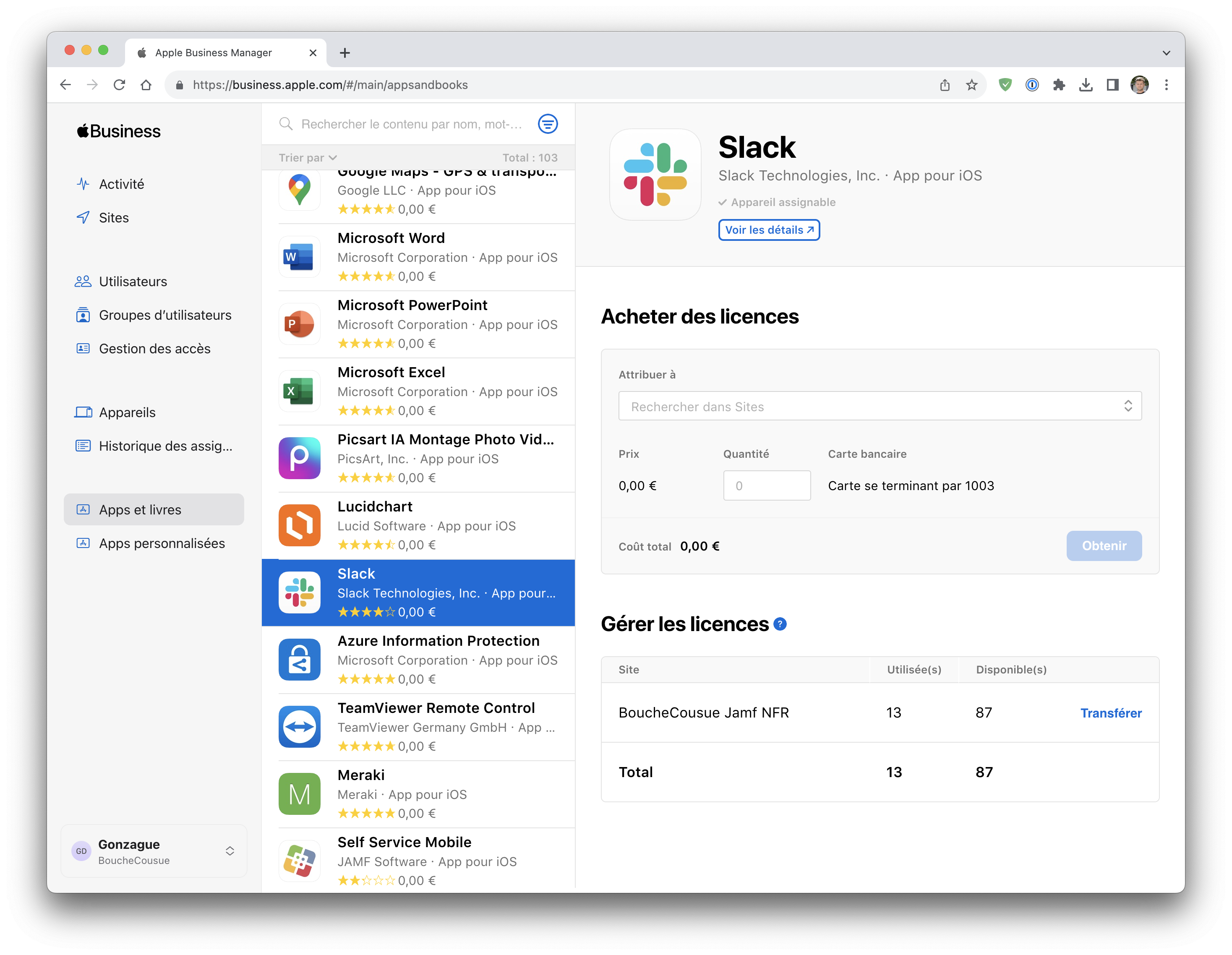 Apple Business Manager - VPP