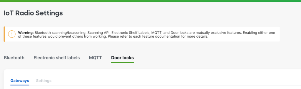 Door Lock Configuration - Meraki