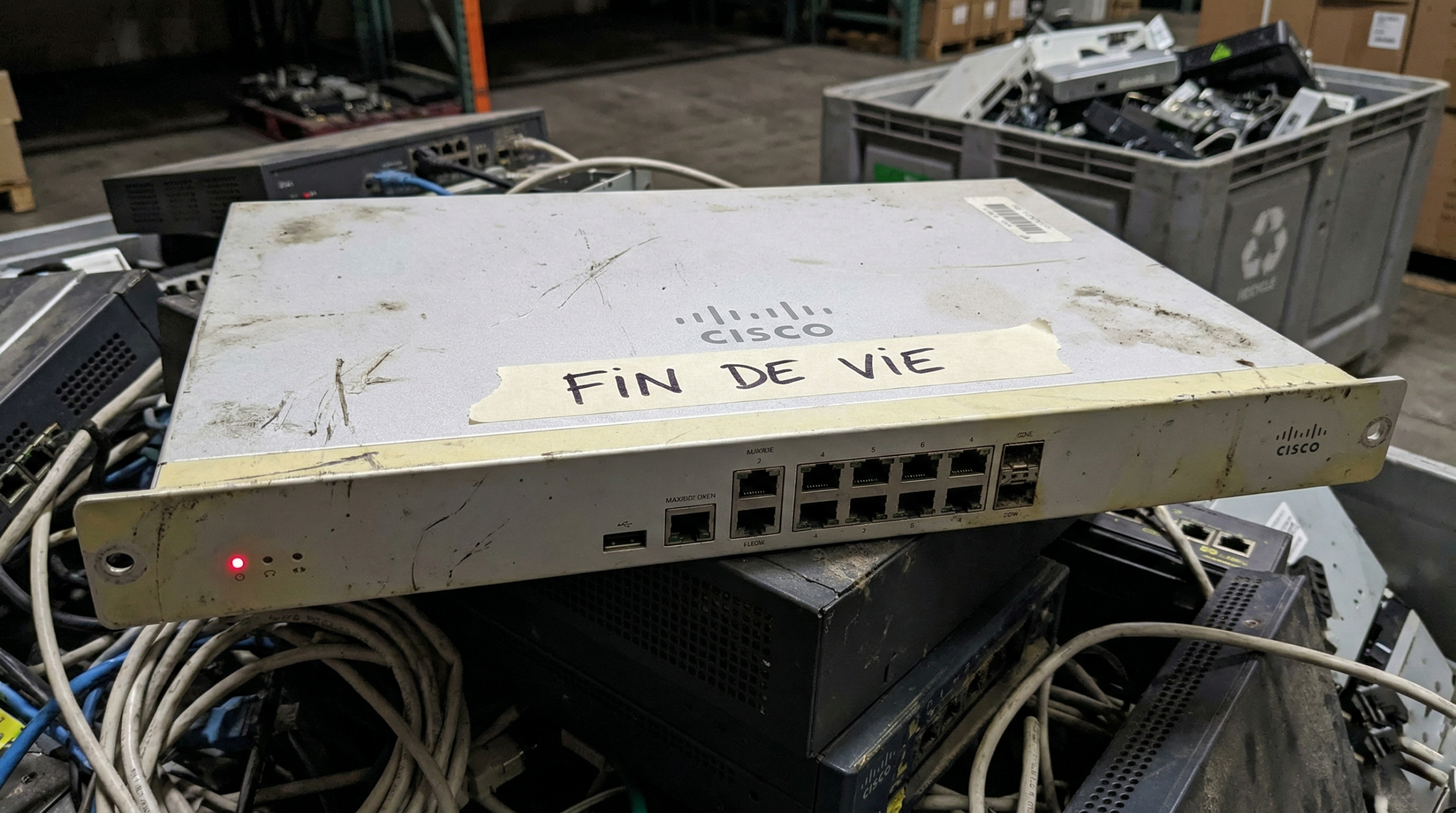 Routeur Meraki en fin de vie