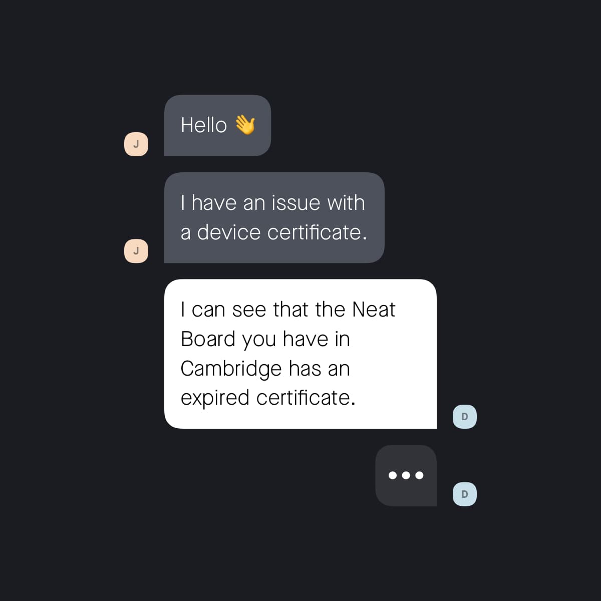 Illustration du support prioritaire Neat Pulse Plus