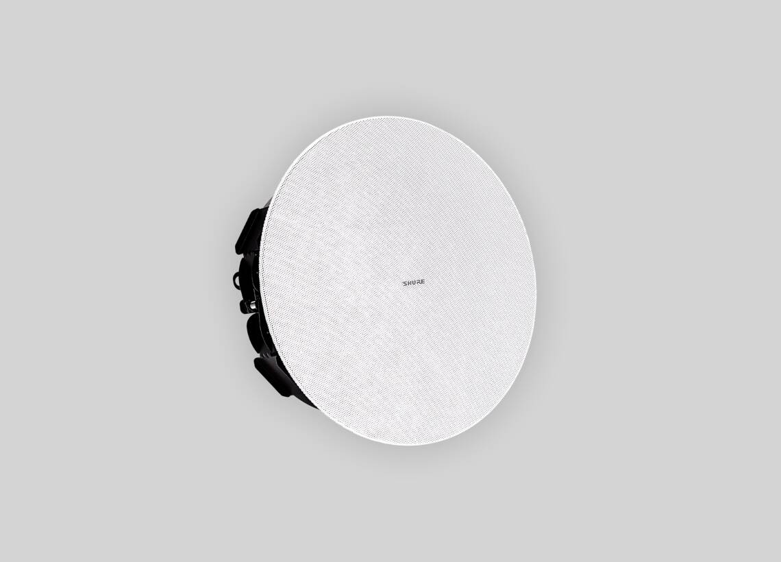 Enceinte de plafond Dante Shure MXN5W-C