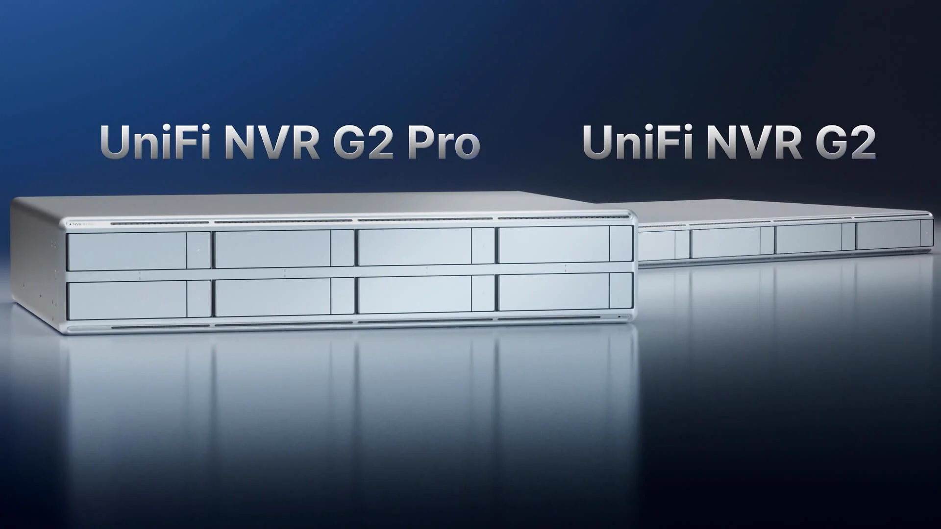 Les enregistreurs UniFi NVR G2 Pro et UniFi NVR G2 de deuxième génération