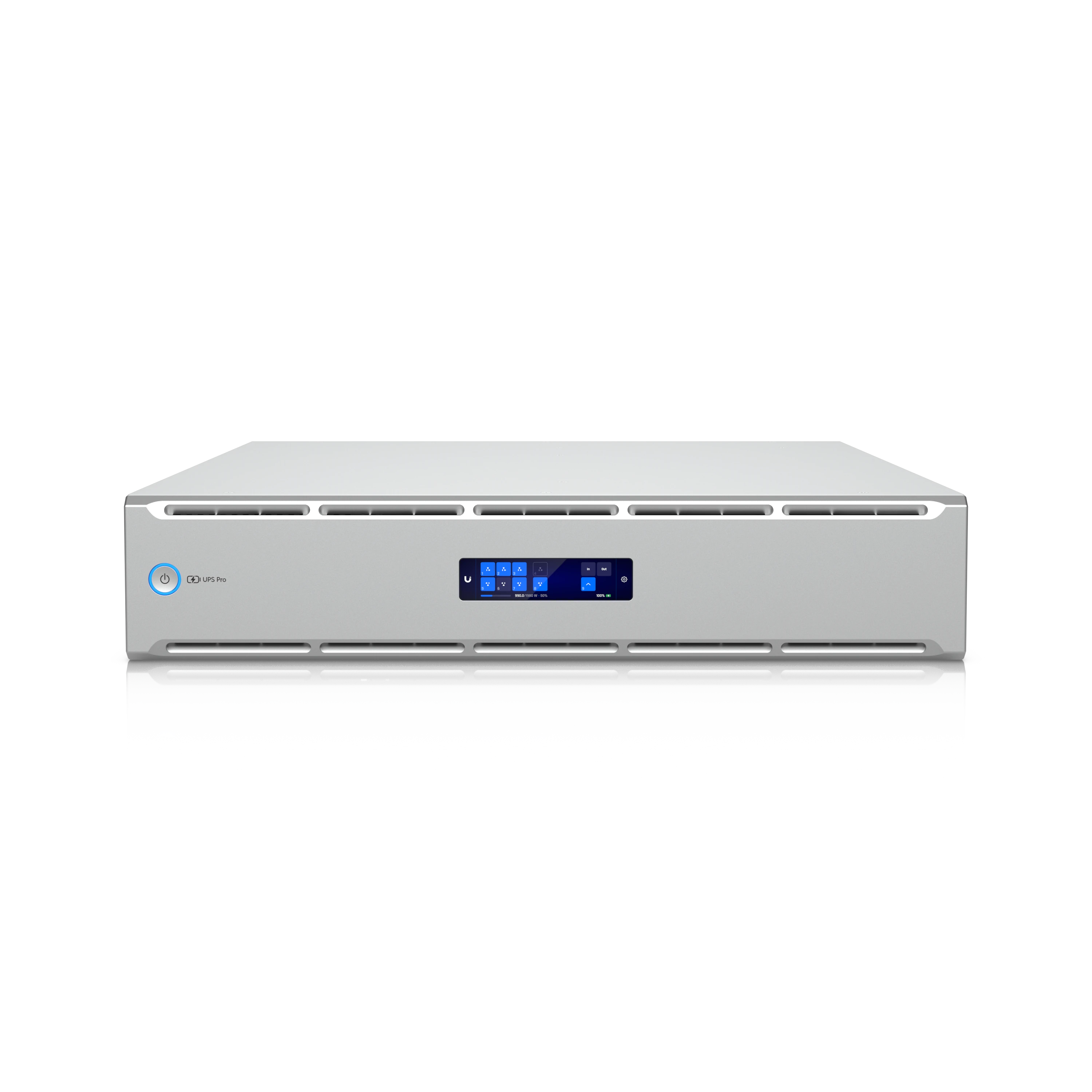 Vue officielle de face du UniFi UPS 2U Pro rackable
